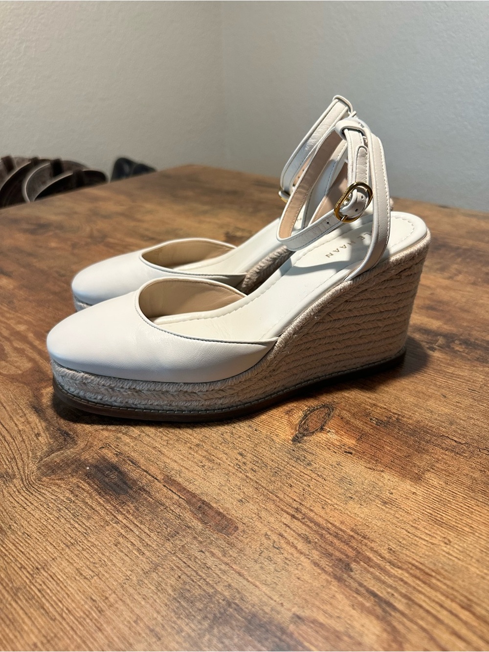 NWOT Cole Haan Cloudfeel Espadrille Wedge Sandals, Size 8